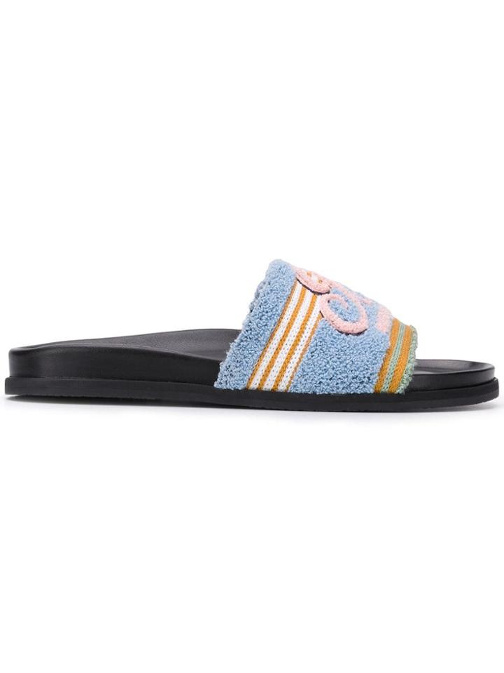 Bally Pool Slides - Blue