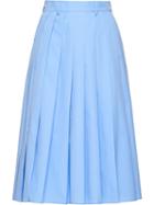 Prada Poplin Skirt - Blue