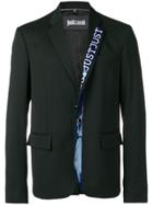 Just Cavalli Branded Detail Blazer - Black