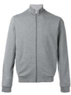 Z Zegna - High Neck Zipped Sweatshirt - Men - Cotton/spandex/elastane/modal - S, Grey, Cotton/spandex/elastane/modal
