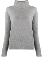 Vince Funnel Neck Sweater - Grey