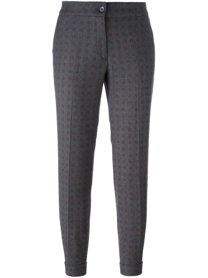Etro Floral Patterned Trousers
