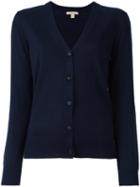 Burberry Buttoned Cardigan, Women's, Size: Medium, Blue, Merino