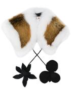 Marni Fox Fur Scarf - White