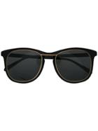 Linda Farrow Gold Rimmed Sunglasses - Black