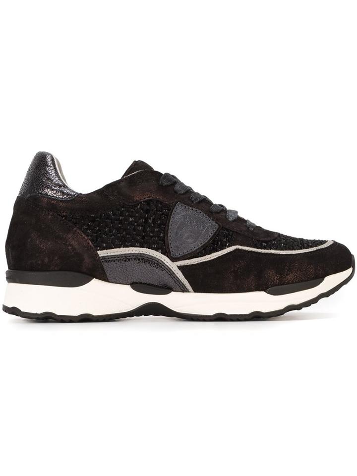 Philippe Model Woven Panel Sneakers