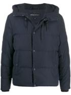 Emporio Armani Quilted Down Jacket - Blue