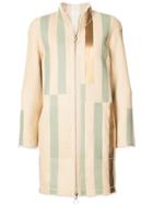 Sprung Frères Striped Coat - Nude & Neutrals