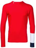Perfect Moment - Star Rash Guard Long-sleeve Top - Men - Polyamide/spandex/elastane - L, Red