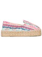 Manebi Platform Espadrilles, Women's, Size: 40, Polyester/cotton/leather/rubber
