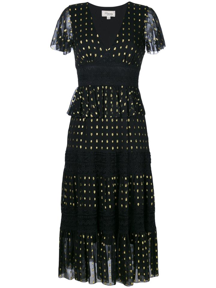 Temperley London Wondering Lace Dress - Black