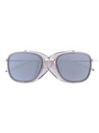 Thom Browne - Retro Square Sunglasses - Unisex - Acetate - One Size, Grey, Acetate