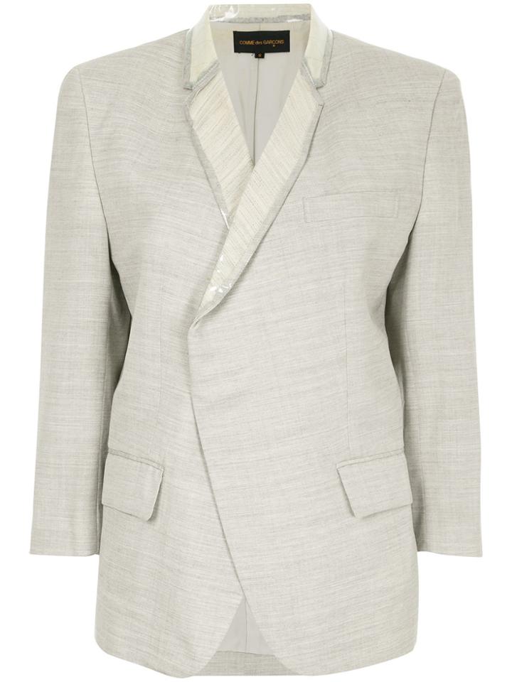 Comme Des Garçons Vintage Slim Fit Blazer - Grey