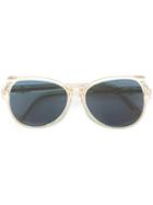 Yves Saint Laurent Vintage Oval Frame Sunglasses, Women's, Green