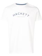 Hackett Logo Print T-shirt - White