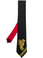 Versace Baroque Logo Tie - Black