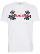 Dior Homme Roses Print T Shirt - White