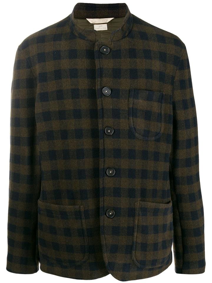 Massimo Alba Check-print Knit Jacket - Brown