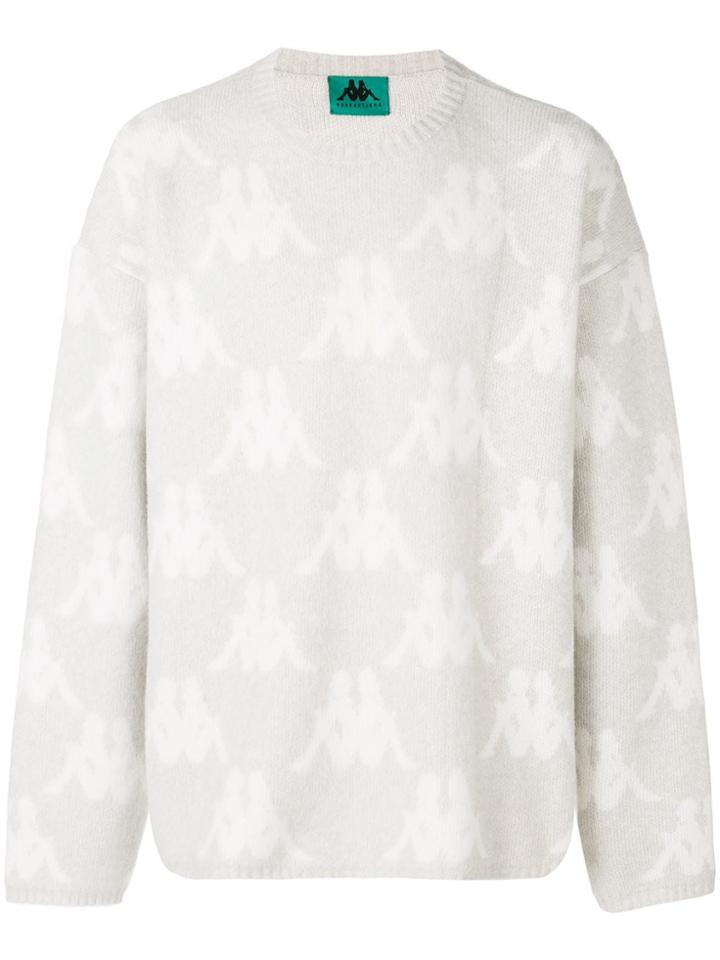 Paura Logo Knit Sweater - Grey