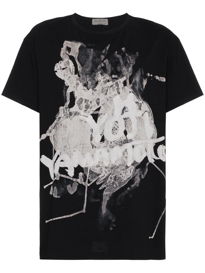 Yohji Yamamoto Pigment Discharge T-shirt - Black