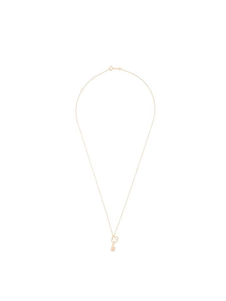 Aliita Lucky Key Charm Necklace - J1000 Yellow Gold