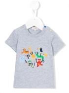 Paul Smith Junior - Animal Print T-shirt - Kids - Cotton - 6 Mth, Grey