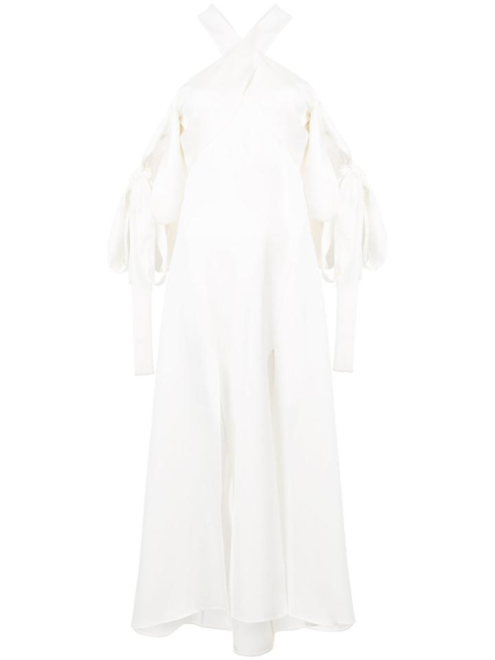Ellery Halterneck Maxi Dress - White