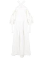 Ellery Halterneck Maxi Dress - White