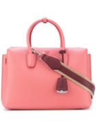 Mcm - Medium Milla Tote - Women - Leather - One Size, Pink/purple, Leather