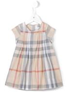 Burberry Kids - Check Cotton Pleat Dress - Kids - Cotton - 24 Mth, Brown