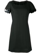 William Vintage Short-sleeve Shift Dress - Black