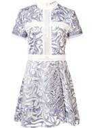 Self-portrait 'eliza' Mini Dress, Women's, Size: 14, White, Polyester