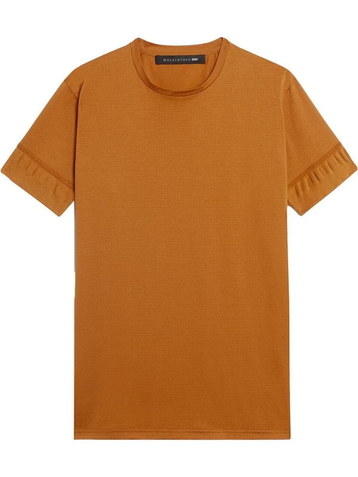 Mackintosh Orange Cotton 0003 Crew Neck T-shirt - Yellow