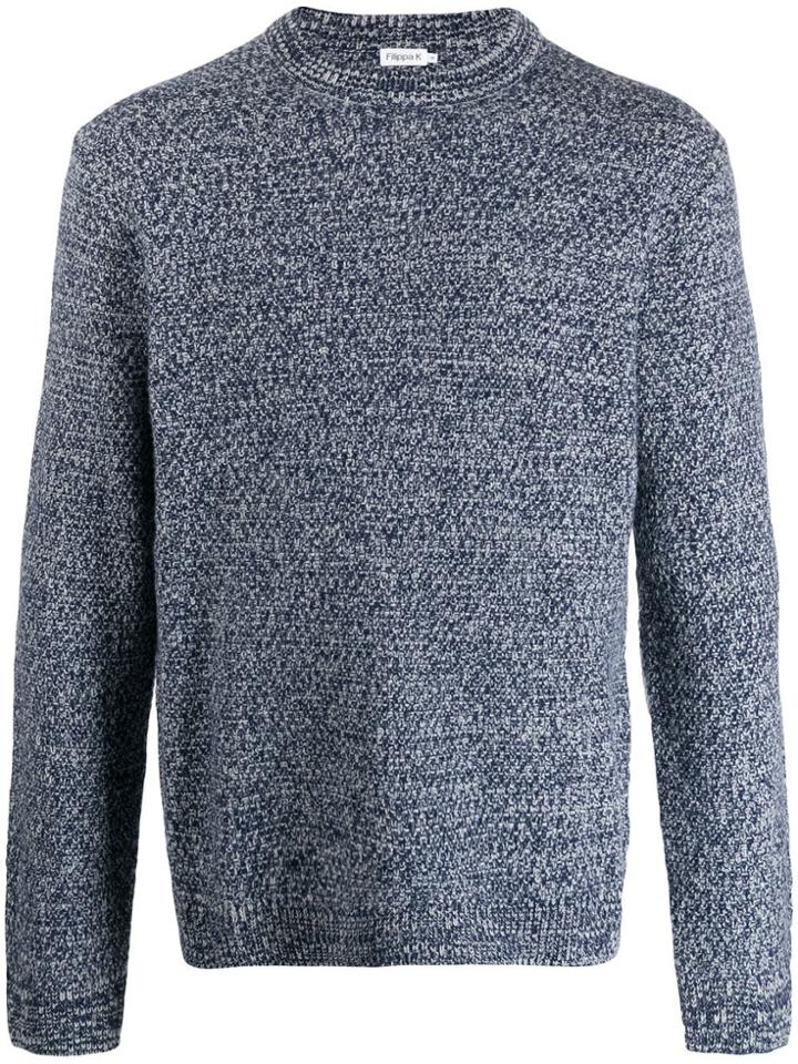 Filippa-k Long-sleeve Fitted Jumper - Blue