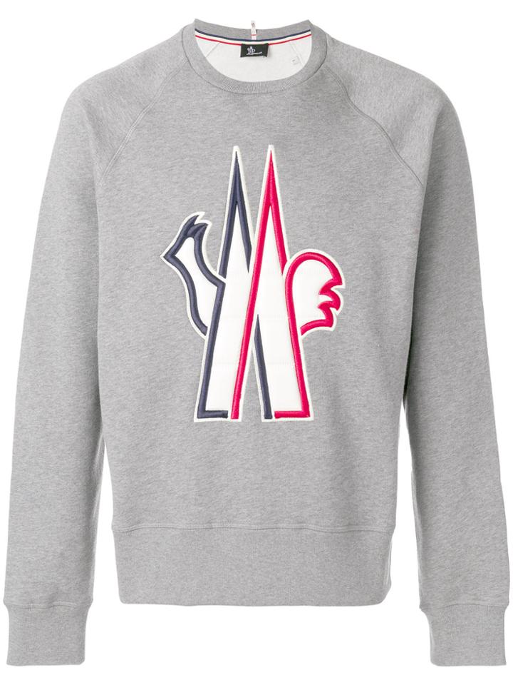 Moncler Grenoble Classic Logo Sweater - Grey