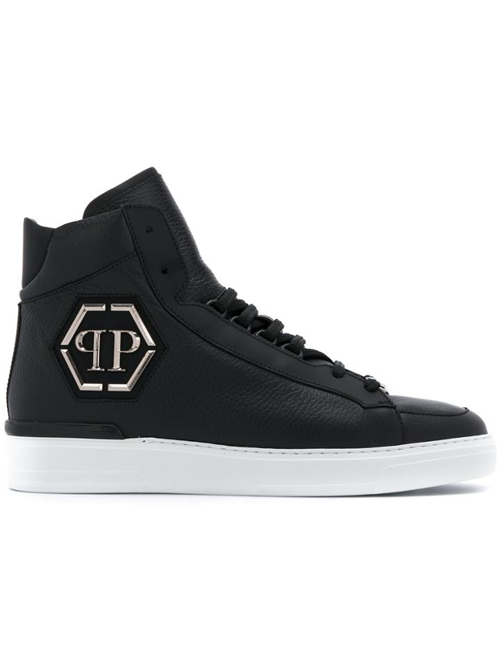 Philipp Plein Phil Hi-top Sneakers - Black