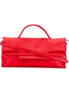 Zanellato One Handle Shoulder Bag, Women's, Red, Leather