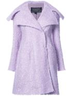 Giambattista Valli Wrap Coat - Pink & Purple