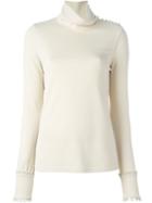 See By Chloé Scalloped Cuffs Blouse