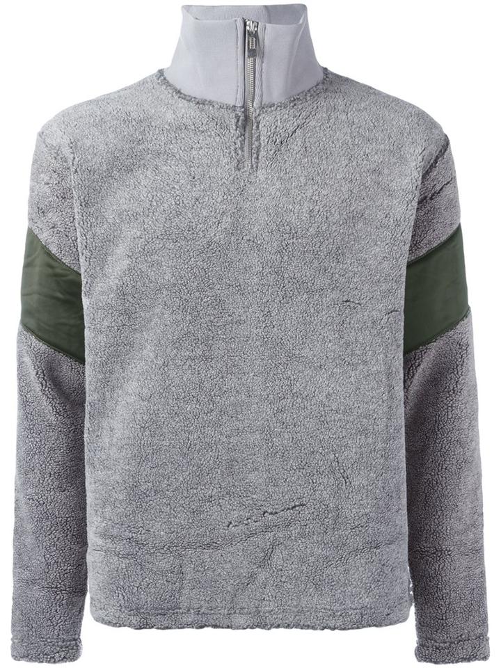 Han Kj0benhavn Textured Sleeve Panel Sweater