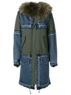 Furs66 Hooded Patchwork Parka - Unavailable