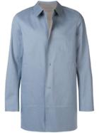 Herno Oversized Shirt Jacket - Blue