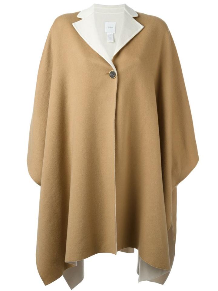 Agnona Notched Lapel Cape