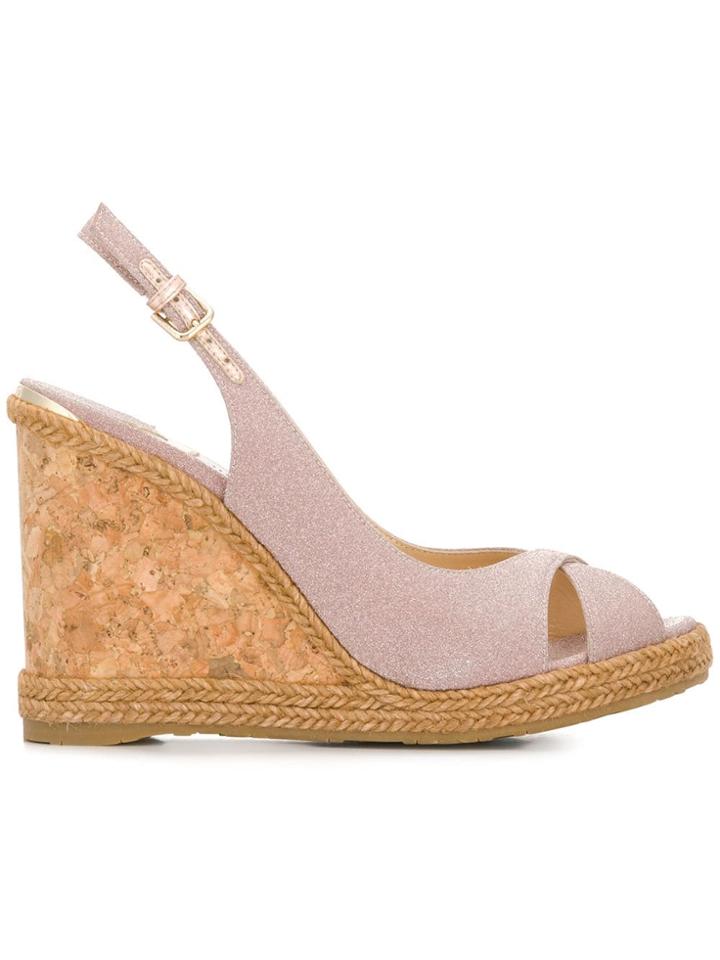 Jimmy Choo Amely 105 Wedges - Pink