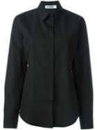 Jil Sander Concealed Fastening Shirt, Women's, Size: 36, Black, Cotton