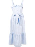 Vivetta Striped Sleeveless Dress - Blue