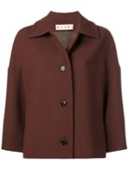 Marni Buttoned Jacket - Brown