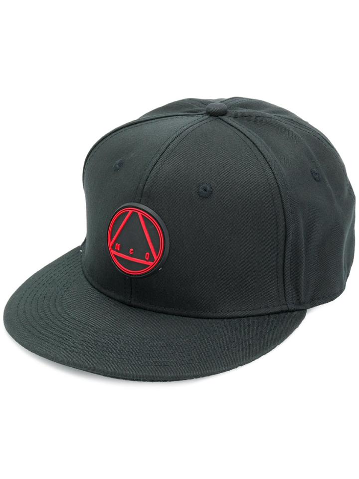 Mcq Alexander Mcqueen Glyph Icon Baseball Cap - Black