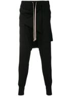 Rick Owens Drkshdw Elasticated Waist Track Trousers - Black