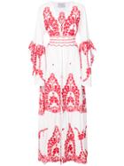 We Are Leone Embroidered Maxi Dress - White